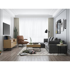 Tumble Grey Slipper Chair - Ornate Home