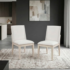 Tundra White Side Chair - Ornate Home
