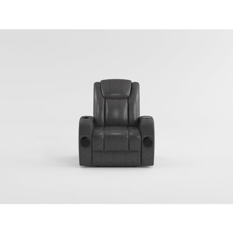 Turbo Gray Power Reclining Chair - Ornate Home