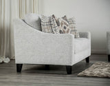 Turnham White Loveseat - Ornate Home