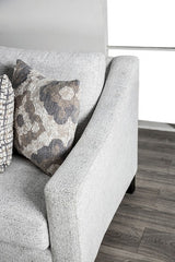 Turnham White Loveseat - Ornate Home