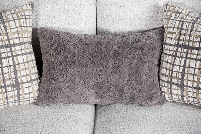 Turnham White Loveseat - Ornate Home