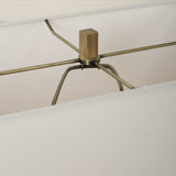 Turning Point Brass/Brown Travertine Table Lamp - Ornate Home