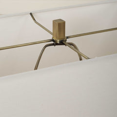 Turning Point Brass/Brown Travertine Table Lamp - Ornate Home