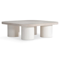 Turo Bone/Fossil Cocktail Table - Ornate Home