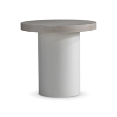 Turo Fossil/Bone Side Table - Ornate Home