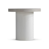 Turo Fossil/Bone Side Table - Ornate Home
