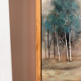 Turquoise Creek Blue/Brown Canvas