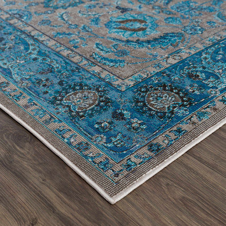 Turquoise Rug MRD4705 - Limited Edition - Ornate Home