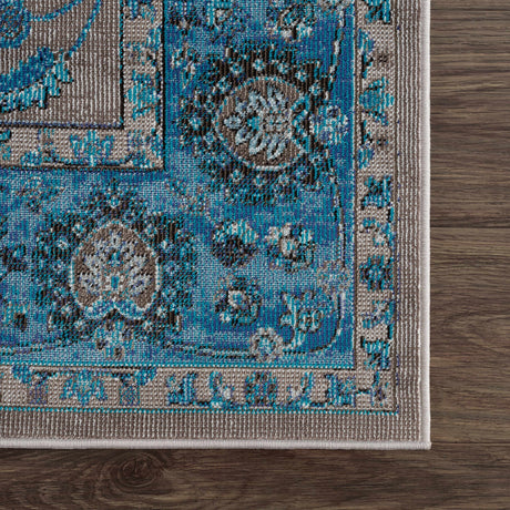 Turquoise Rug MRD4705 - Limited Edition - Ornate Home