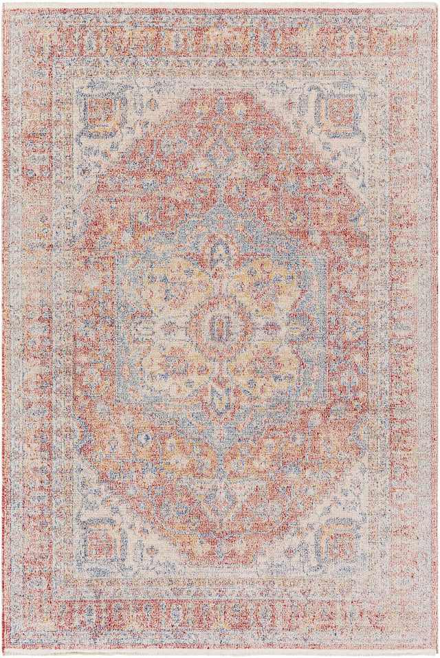 Tusa Red Area Rug - Clearance - Ornate Home