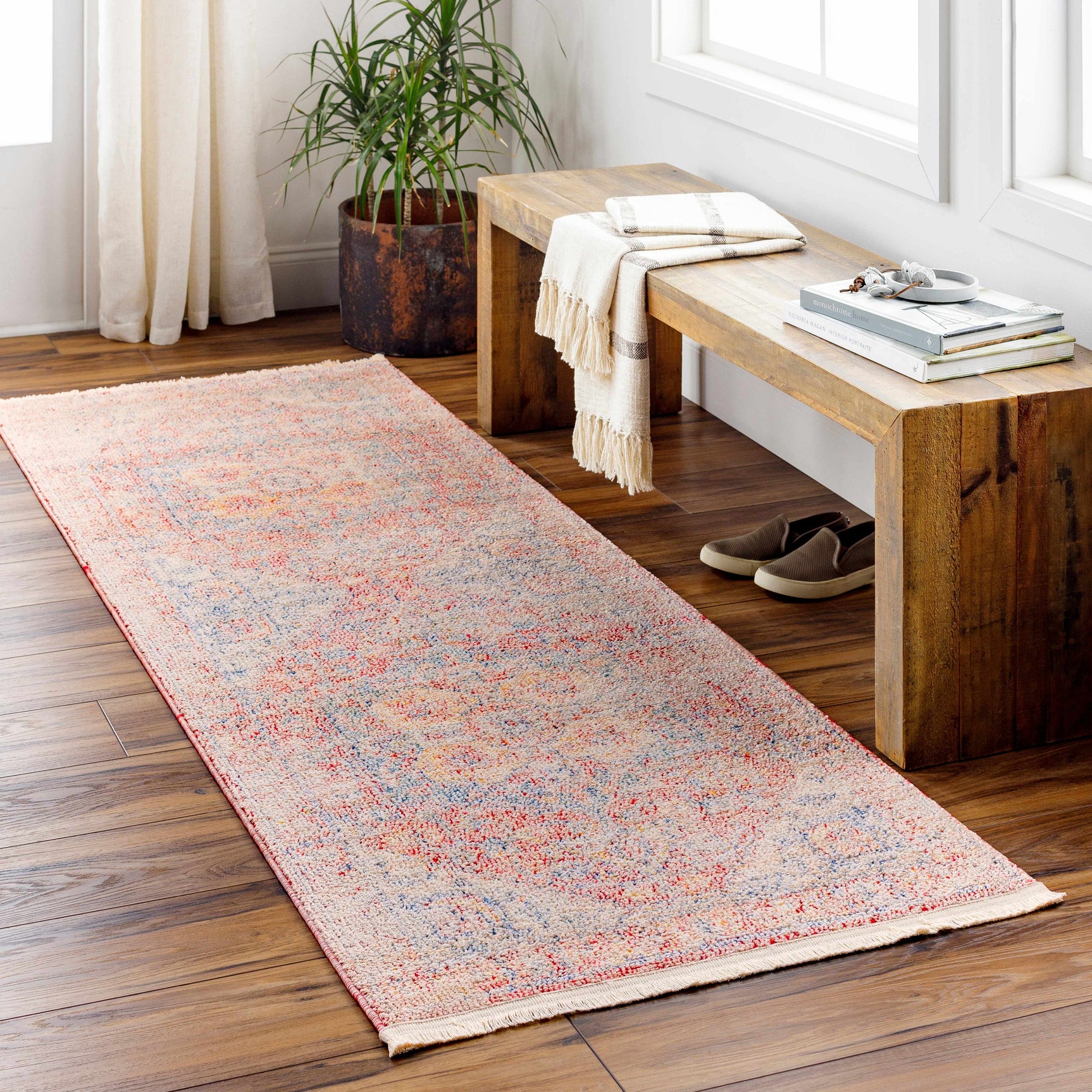 Tusa Red Area Rug - Clearance - Ornate Home