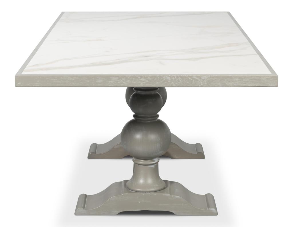 Tuscan Atelier Grey Dining Table - Ornate Home