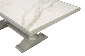 Tuscan Atelier Grey Dining Table - Ornate Home