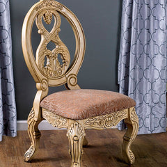 Tuscany Antique White/Beige Side Chair (Set of 2) - Ornate Home