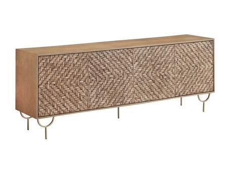 Tuscany Brown Four-Door Sideboard - Ornate Home