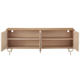 Tuscany Brown Four-Door Sideboard - Ornate Home