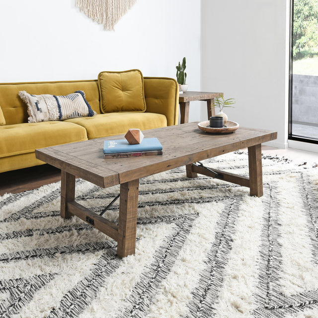 Tuscany Distressed Brown Coffee Table - Ornate Home