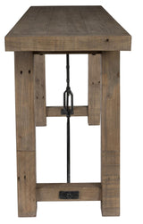 Tuscany Distressed Brown Console Table - Ornate Home