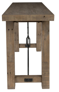 Tuscany Distressed Brown Console Table - Ornate Home