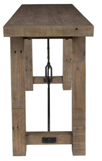 Tuscany Distressed Brown Console Table - Ornate Home