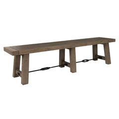 Tuscany Distressed Brown Dining Bench - Ornate Home