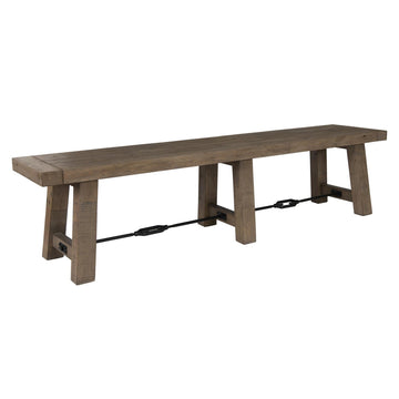 Tuscany Distressed Brown Dining Bench - Ornate Home