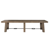 Tuscany Distressed Brown Dining Bench - Ornate Home