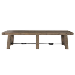 Tuscany Distressed Brown Dining Bench - Ornate Home