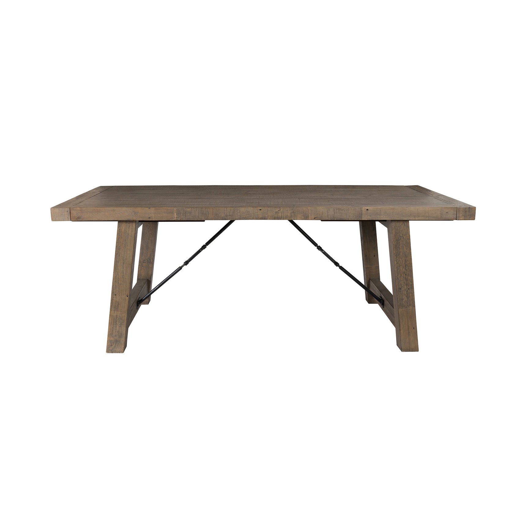 Tuscany Distressed Brown Extendable Dining Table - Ornate Home