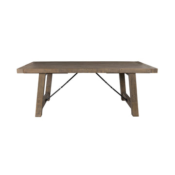 Tuscany Distressed Brown Extendable Dining Table - Ornate Home