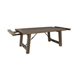 Tuscany Distressed Brown Extendable Dining Table - Ornate Home