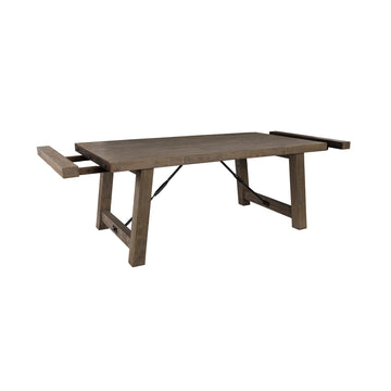 Tuscany Distressed Brown Extendable Dining Table - Ornate Home