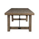 Tuscany Distressed Brown Extendable Dining Table - Ornate Home
