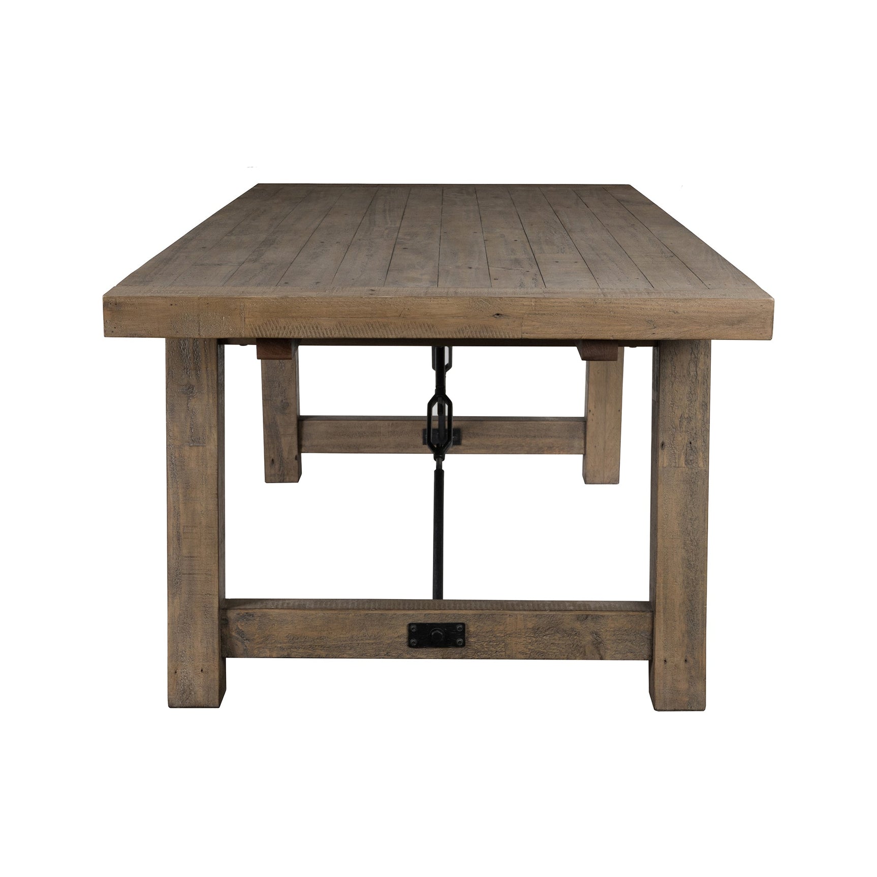 Tuscany Distressed Brown Extendable Dining Table - Ornate Home