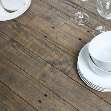Tuscany Distressed Brown Extendable Dining Table - Ornate Home