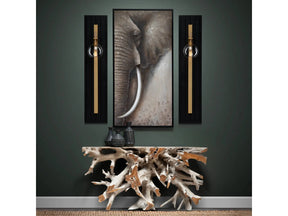 Tusk Brown Canvas - Ornate Home