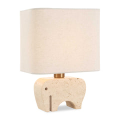 Tusk Brown Travertine Accent Lamp - Ornate Home