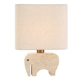 Tusk Brown Travertine Accent Lamp - Ornate Home