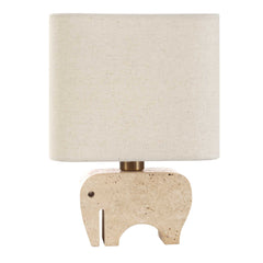 Tusk Brown Travertine Accent Lamp - Ornate Home
