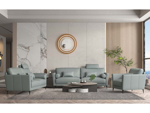 Tussio Watery Chair w/Pillow - Ornate Home