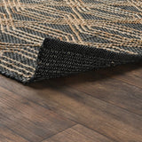 Tustin Blue Charcoal/Natural Rug - Ornate Home