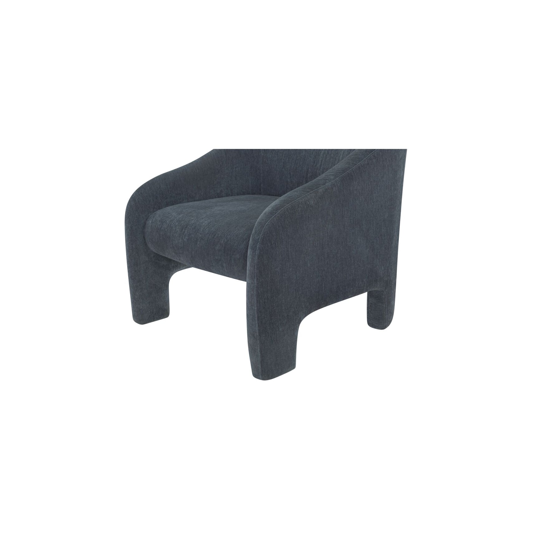 Tuva Slate Blue Accent Chair - Ornate Home