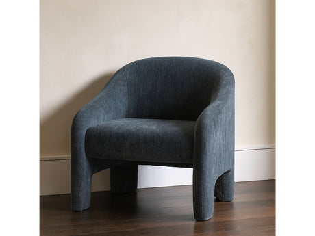 Tuva Slate Blue Accent Chair - Ornate Home