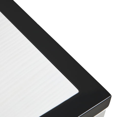 Tuxedo Black 6-Drawer Chest - Ornate Home