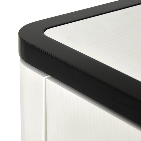 Tuxedo Black 6-Drawer Chest - Ornate Home