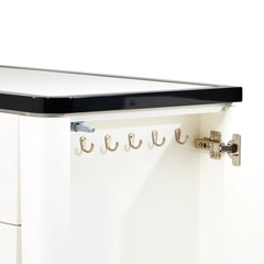 Tuxedo Black 6-Drawer Chest - Ornate Home