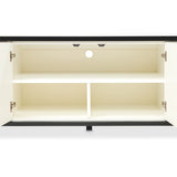 Tuxedo Black Media Cabinet - Ornate Home