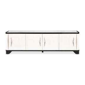 Tuxedo Black Media Cabinet - Ornate Home