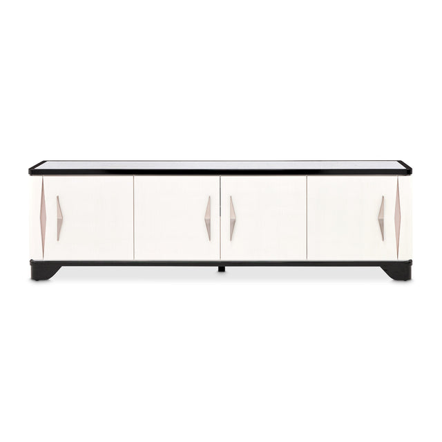 Tuxedo Black Media Cabinet - Ornate Home